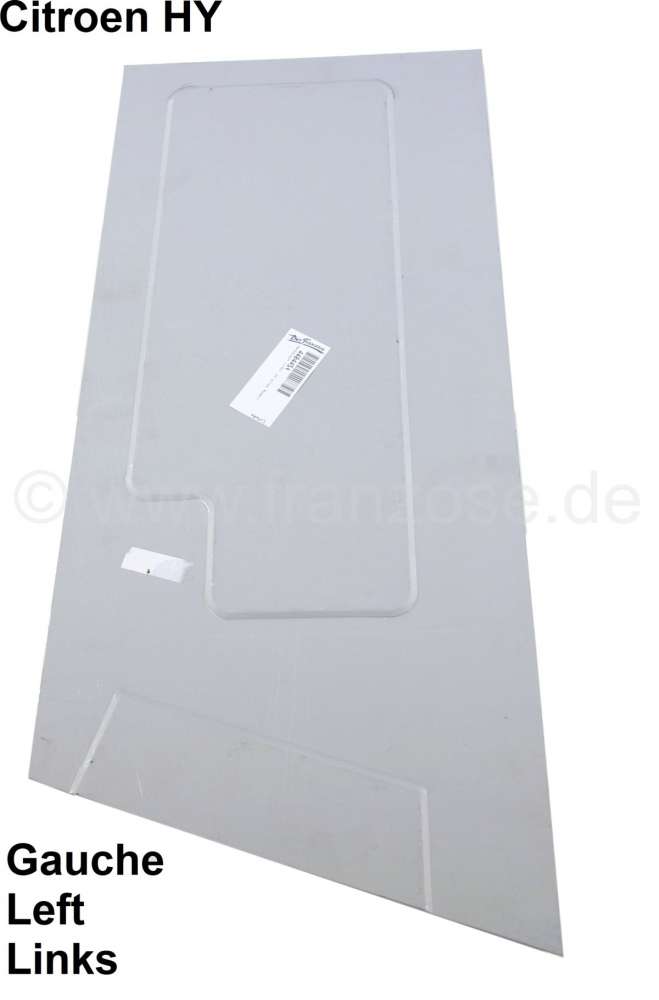 Citroen-DS-11CV-HY - Heckblech links unten (ohne Holm auf der Rückseite). Passend für Citroen HY, bis Baujahr
