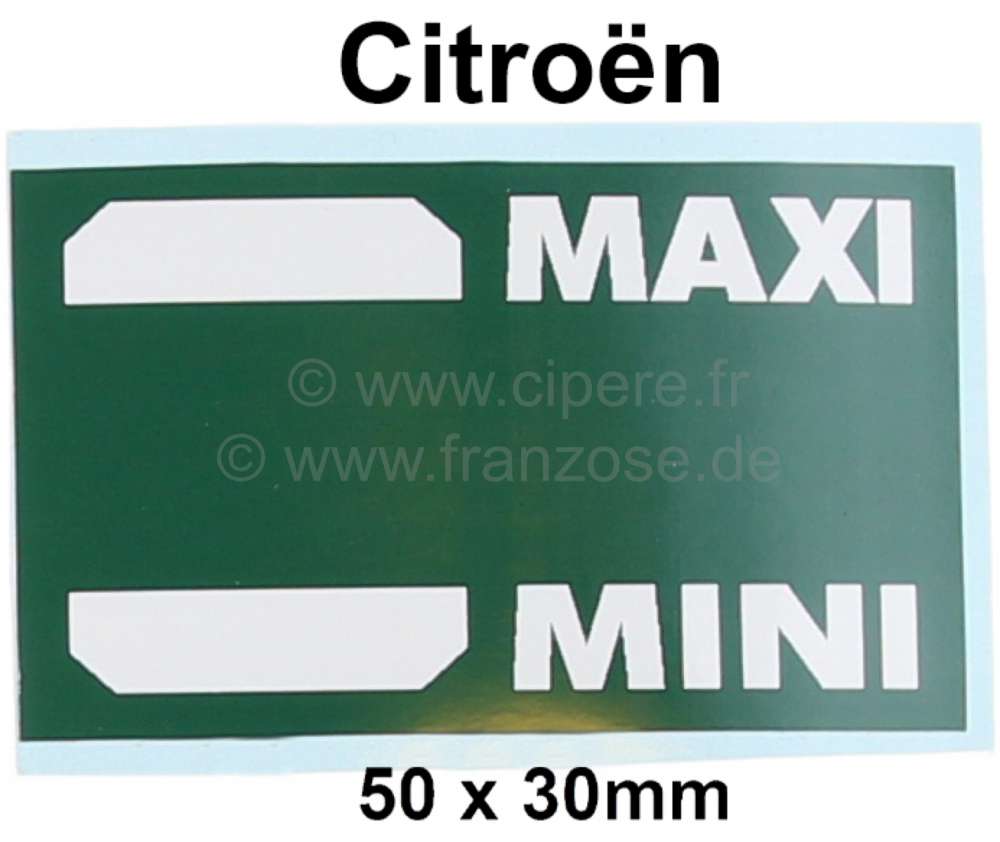Citroen-2CV - Aufkleber 