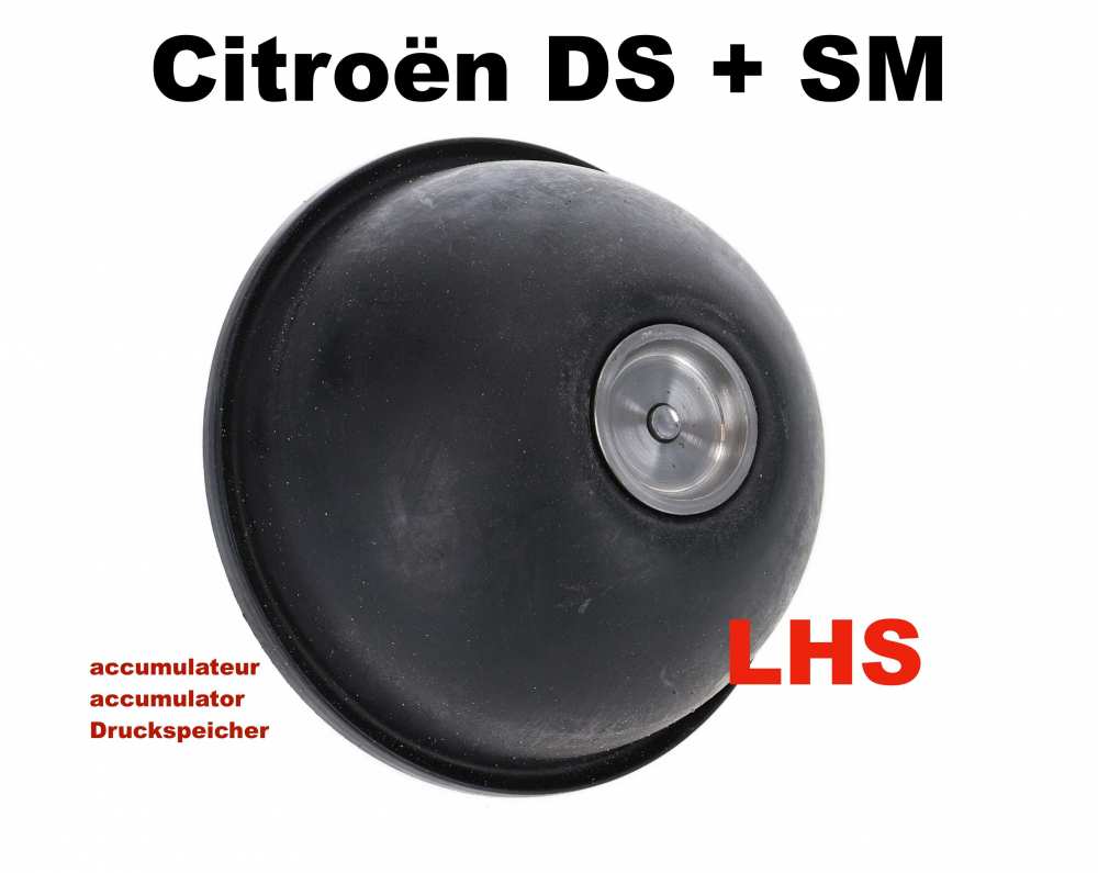 Citroen-DS-11CV-HY - Druckspeicher Membrane, für teilbaren Druckspeicher + Bremsdruckspeicher. Hydrauliksystem
