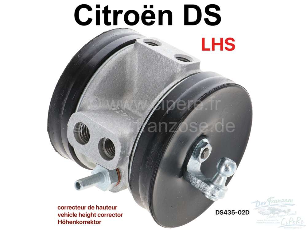 Citroen-DS-11CV-HY - Fahrzeug Höhenkorrektor, im Austausch. Hydrauliksystem LHS (rote Flüssigkeit). Passend f