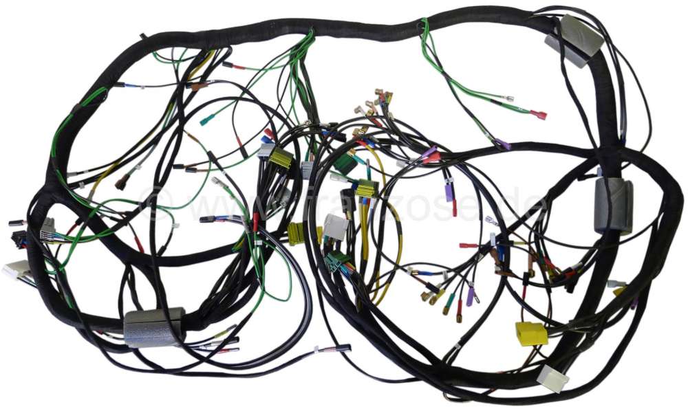 Citroen-DS-11CV-HY - SM, Hauptkabelbaum. Passend für Citroen SM, von Baujahr 09/1971 bis 09/1972. Vergasermoto