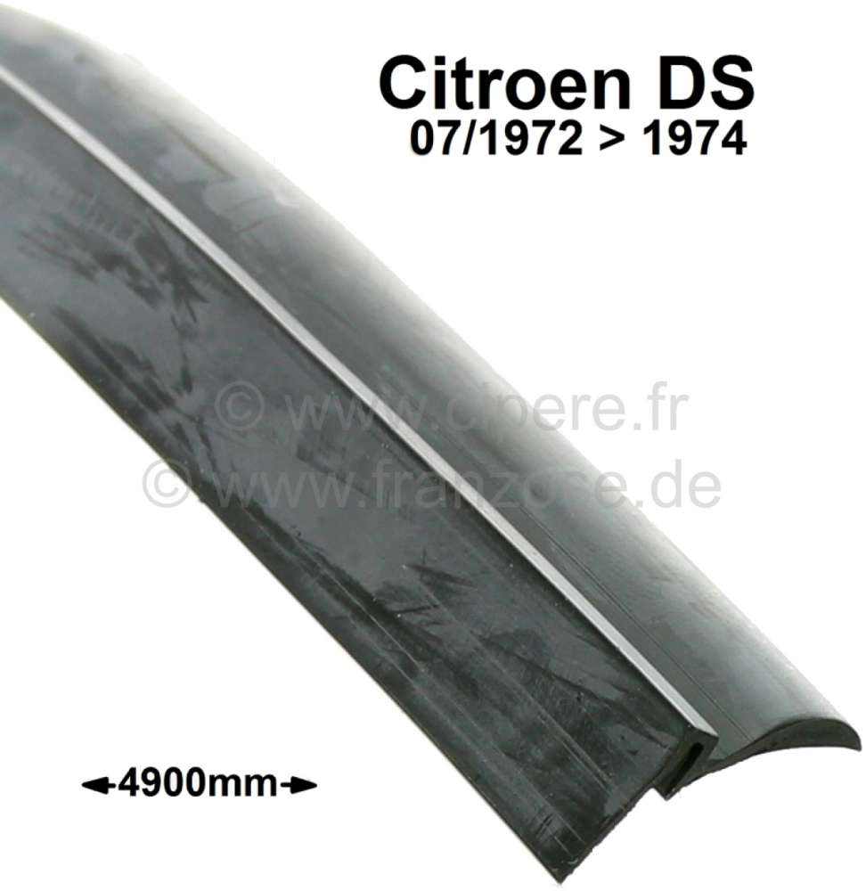 Citroen-DS-11CV-HY - Dachdichtung, für verklebtes Dach (5 Schrauben). Passend für Citroen DS, ab Baujahr 07/1