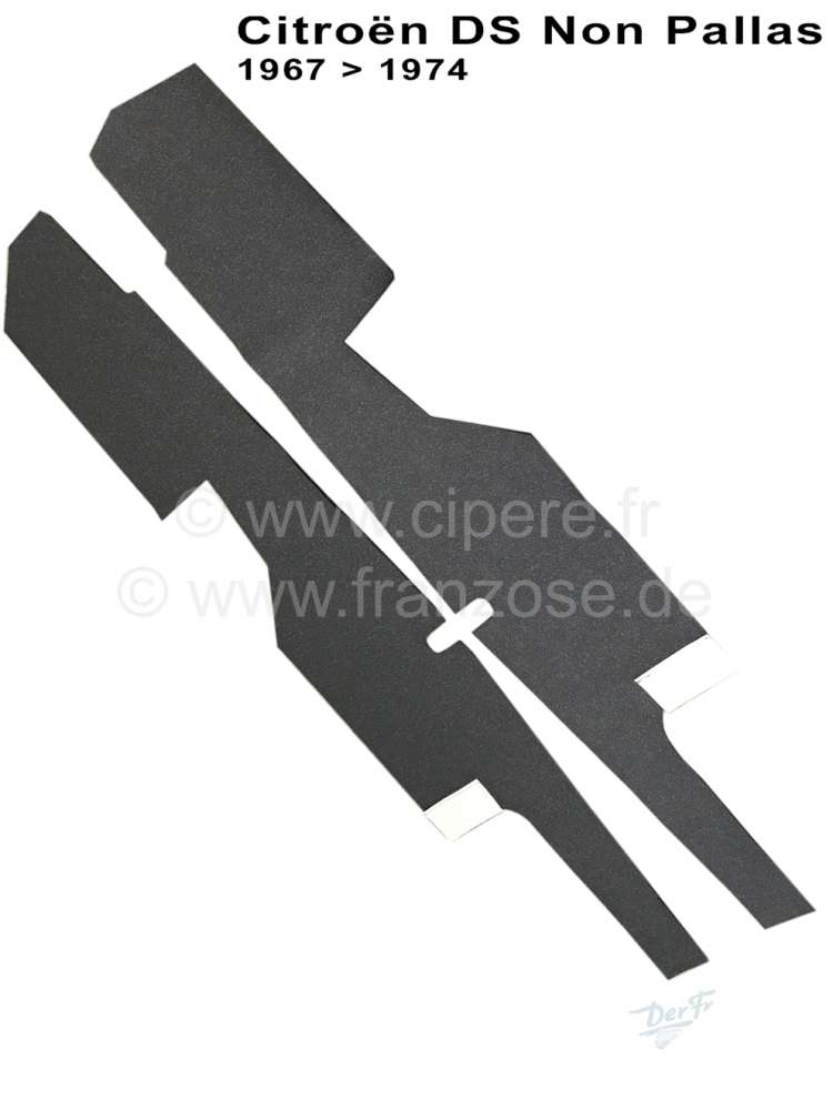 Peugeot - Schweller - Längsträger Verkleidungssatz aus Linoleum. Farbe grau (marbré) Passend für