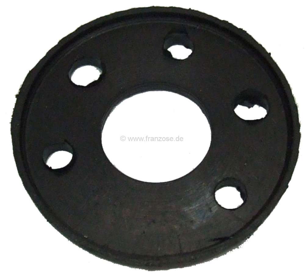 Citroen-DS-11CV-HY - Gummirosette unter dem Kofferraumgriff. Passend für Citroen 11CV + 15CV, bis Baujahr 07/1