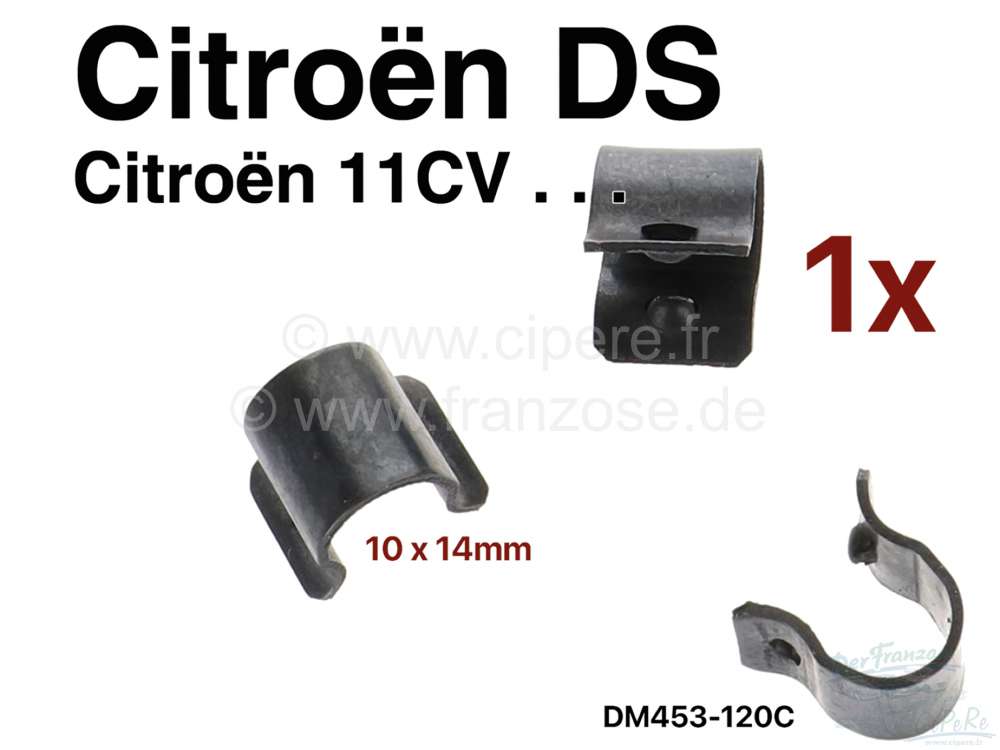 Citroen-DS-11CV-HY - Haltespange für die Dichtung Kofferraumdeckel. Passend für Citroen 11CV/15CV. Citroen DS
