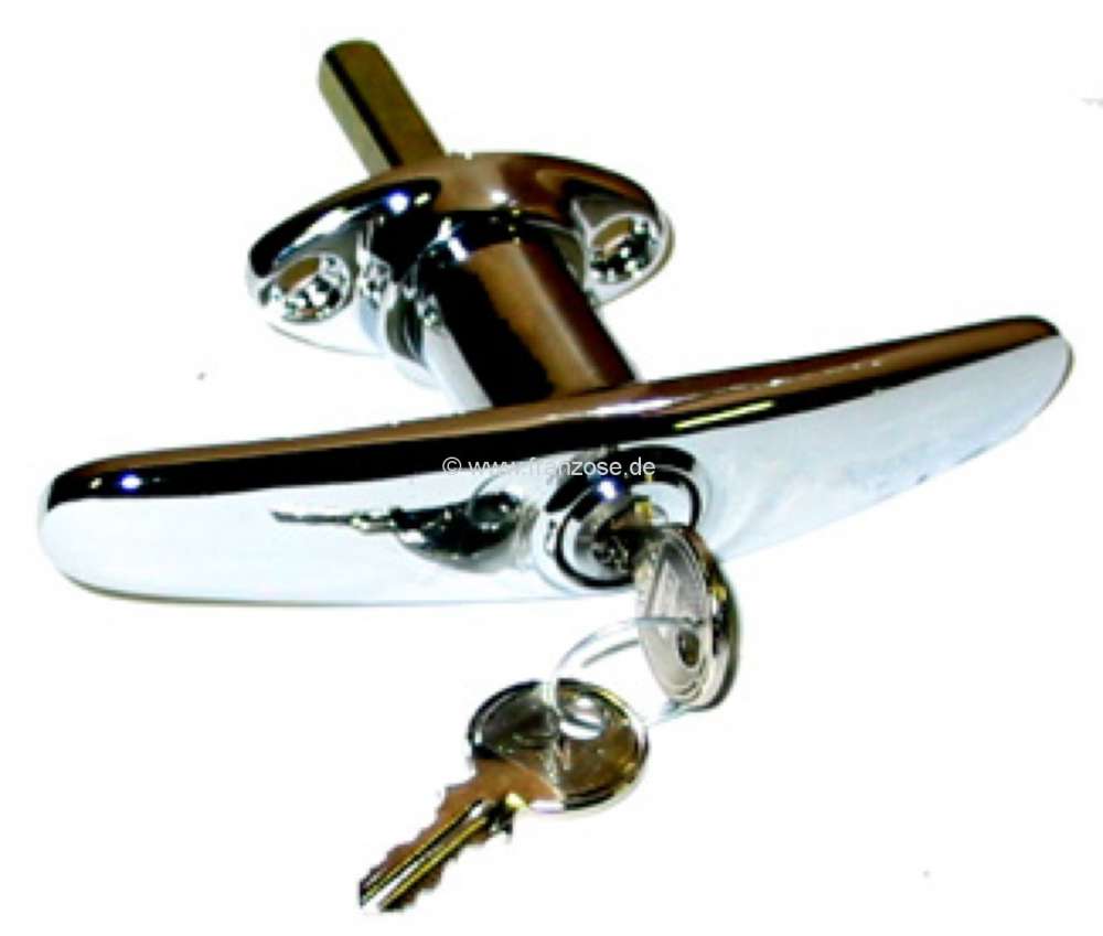 Citroen-DS-11CV-HY - Kofferraumschloß (Griff) komplett. Passend für Citroen 11CV. Or. Nr. 803568