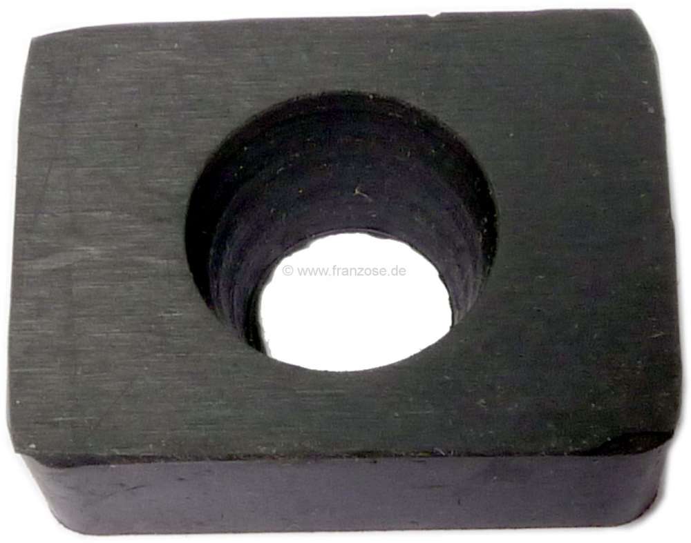 Citroen-DS-11CV-HY - Gummipuffer rechteckig, für die Zentrierung des hinteren Kotflügel. Passend für Citroen