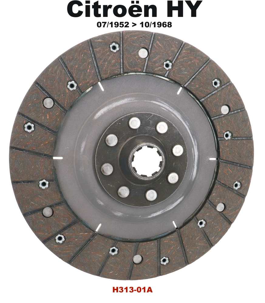 Sonstige-Citroen - Mitnehmerscheibe, Neuteil. Passend für Citroen HY, von 07.1952 bis Baujahr 10/1968. Durch