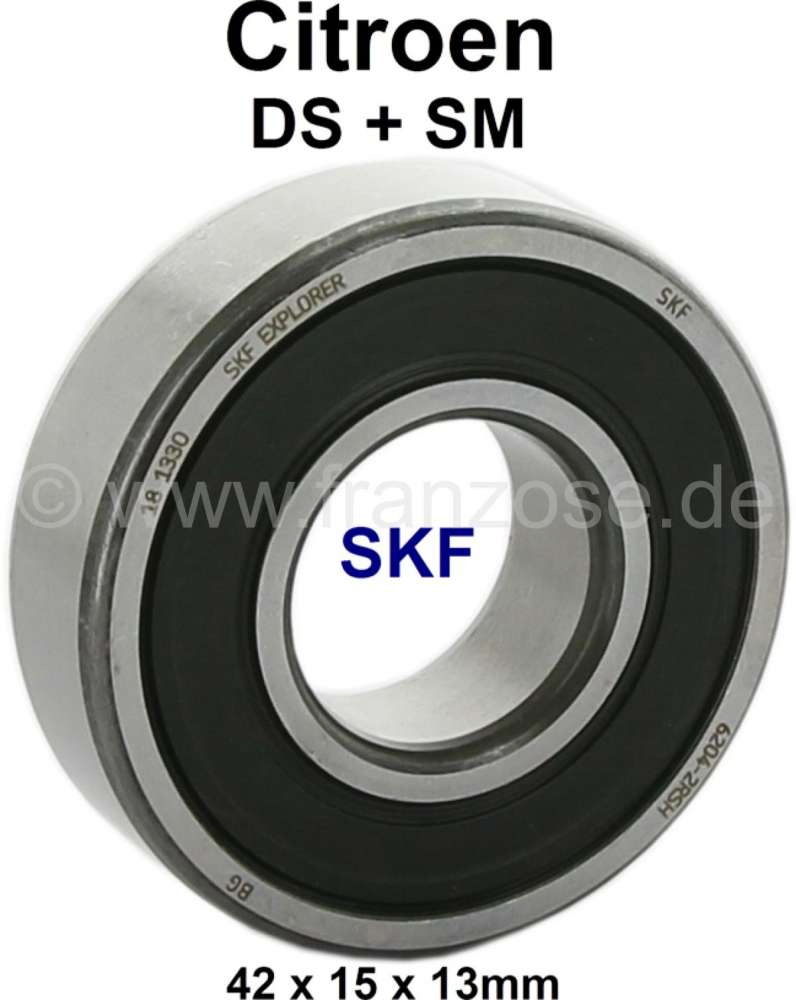 Alle - Schwungscheibenlager (geschlossene Ausführung / SKF), passend für Citroen DS + SM. Das L