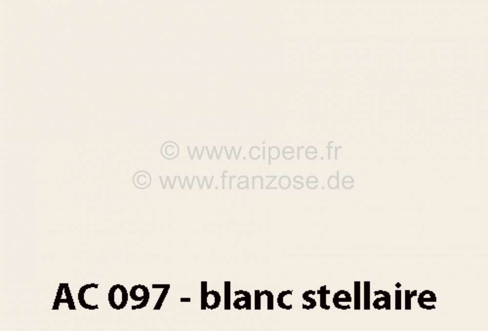 Alle - Lack 1000ml, AC 097 - DS 69 Blanc Stellaire, bitte mit dem Härter 20438 mischen,  2 Teile