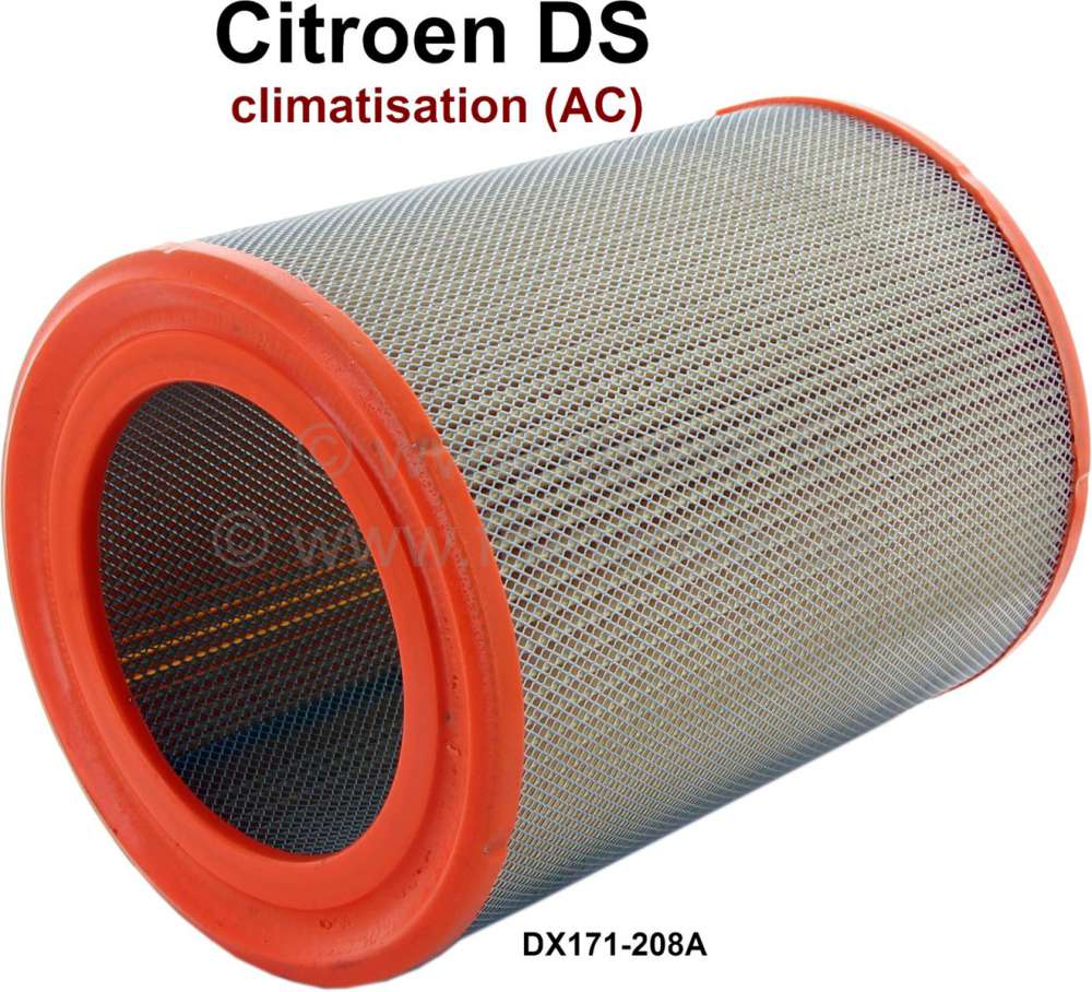 Citroen-DS-11CV-HY - Luftfiltereinsatz Klimaanlage. Passend nur für Citroen DS, mit Klimaanlage (AC). Or. Nr. 