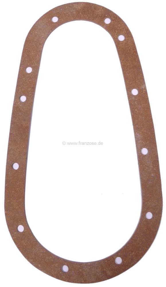 Citroen-DS-11CV-HY - Stirnraddeckeldichtung aus Kork. Passend für Citroen 11CV PERFO Motor + Citroen DS19. Or.