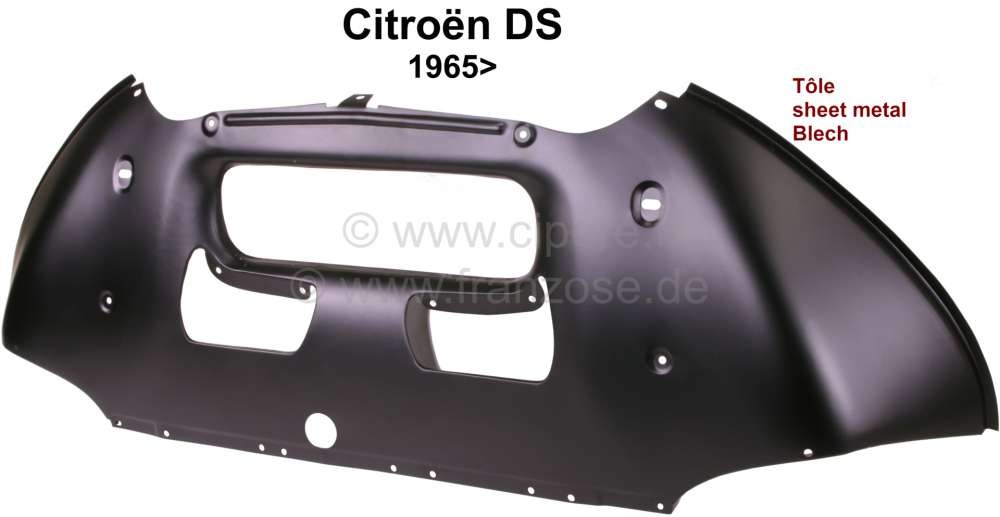 Citroen-2CV - Frontschürze Citroen DS, ab Baujahr 1967. Angefertigt aus Blech, in sehr guter Qualität!