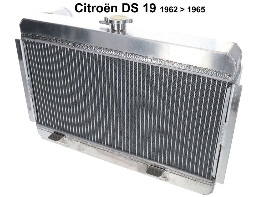 Citroen-DS-11CV-HY - Kühler, Neuteil aus Aluminium. Passend für Citroen DS/ID bis Baujahr 1965. Der Kühler w