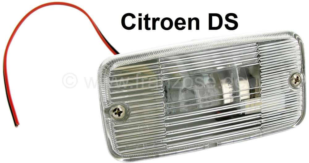 Citroen-2CV - Rückfahrscheinwerfer, Ausführung Cibie. Passend für Citroen DS. Gehäuse: Kunststoff gr