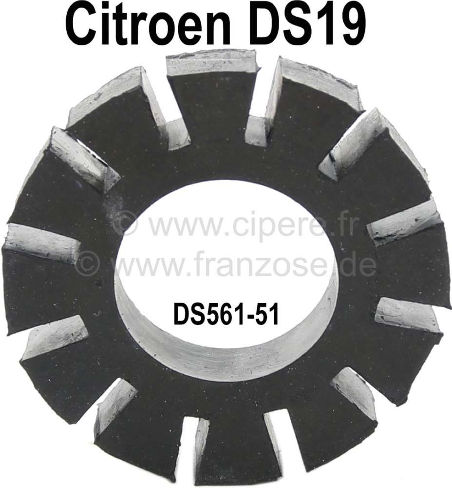 Citroen-2CV - Scheibenwischermotor Gummikupplung. Für SEV Motor. Passend für Citroen DS 19 (6 + 12 Vol