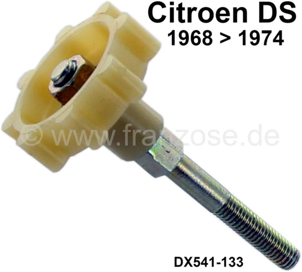 Citroen-DS-11CV-HY - Zusatzscheinwerfer Befestigungsachse oben (Rändelschraube). Passend für Citroen DS, ab B