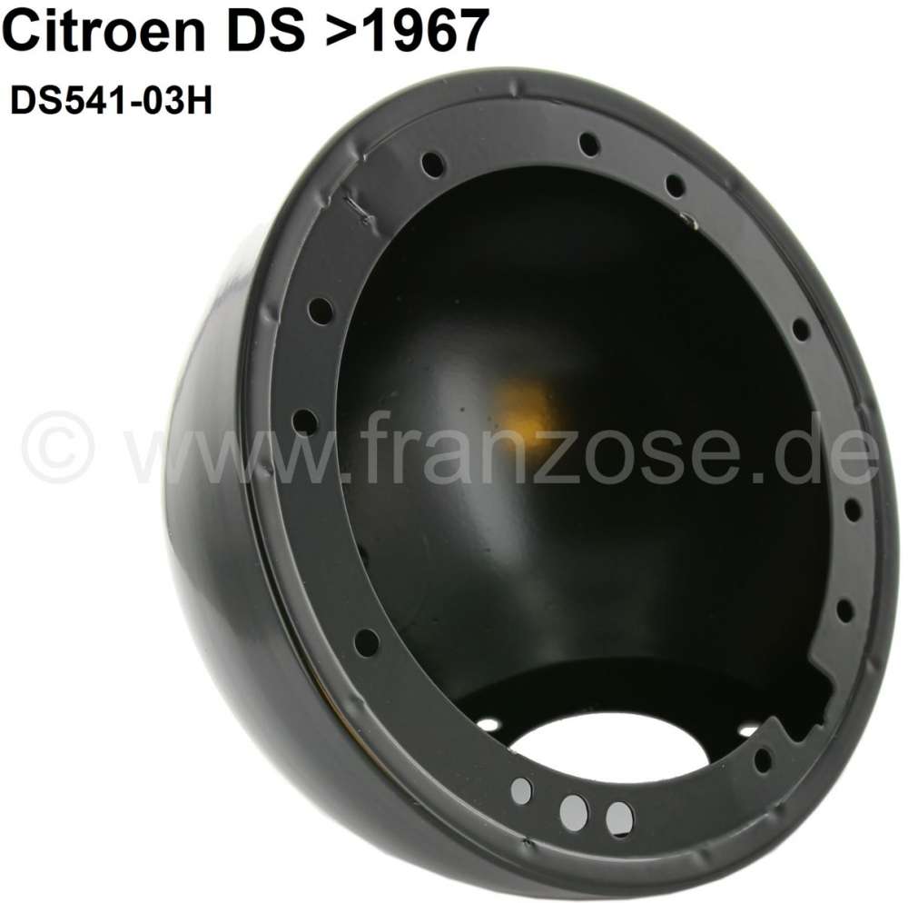 Citroen-DS-11CV-HY - Zusatzscheinwerfer Lampentopf (Blechgehäuse für Jod Scheinwerfer). Passend für Citroen 