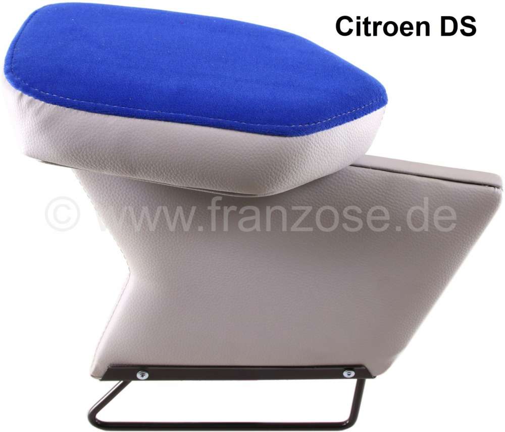 Sonstige-Citroen - Mittelarmlehne, passend für Citroen DS. Velour königsblau (bleu roi).