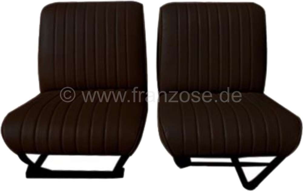 Citroen-DS-11CV-HY - Sitzbezug schwarz, aus Kunstleder (links oder rechts passend). Passend für  Citoen HY, ab