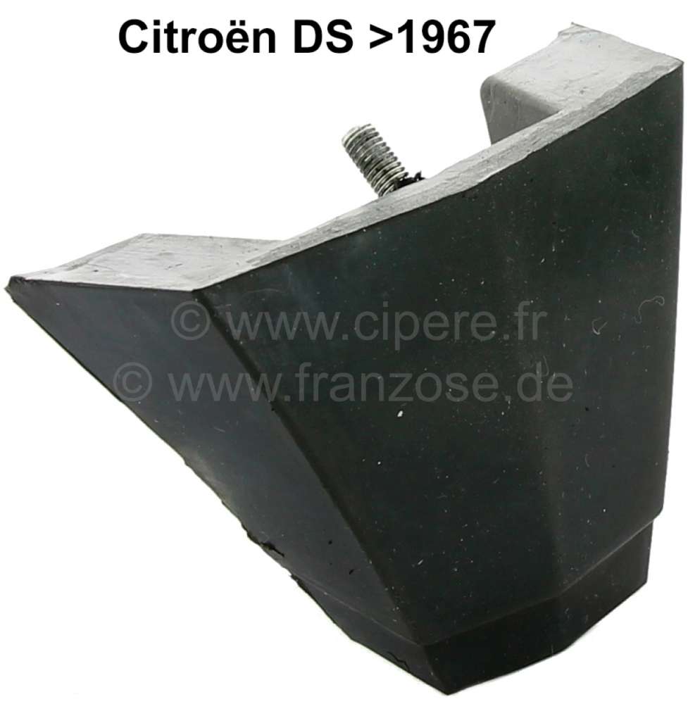 Citroen-DS-11CV-HY - Stoßstangenhorn mittig (Gummikappe). Passend für Citroen DS, ab Baujahr 1967. Or. Nr.DX6