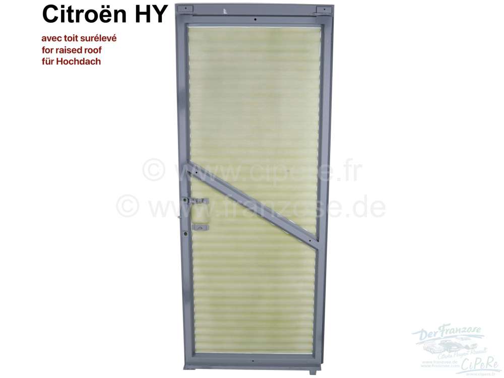 Sonstige-Citroen - Schiebetür komplett, für erhöhtes Dach (aus GFK mit Metallrahmen). Passend für Citroen