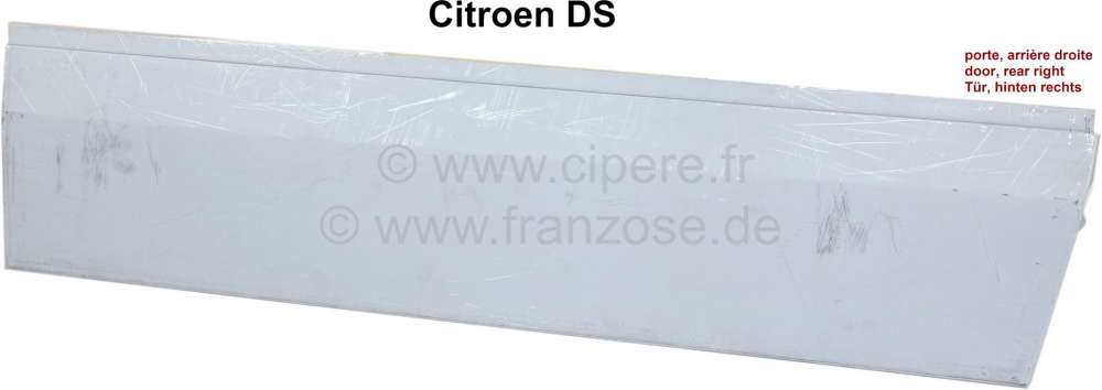Sonstige-Citroen - Tür hinten rechts. Reparaturblech außen. Von unten bis zu dem Knick im Tür Außenblech 