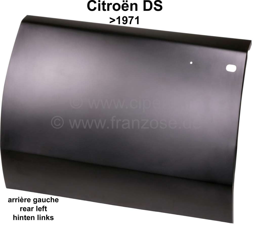 Sonstige-Citroen - Türaußenhaut komplett, hinten links (erhabene Türgriffe). Passend für Citroen DS, bis 