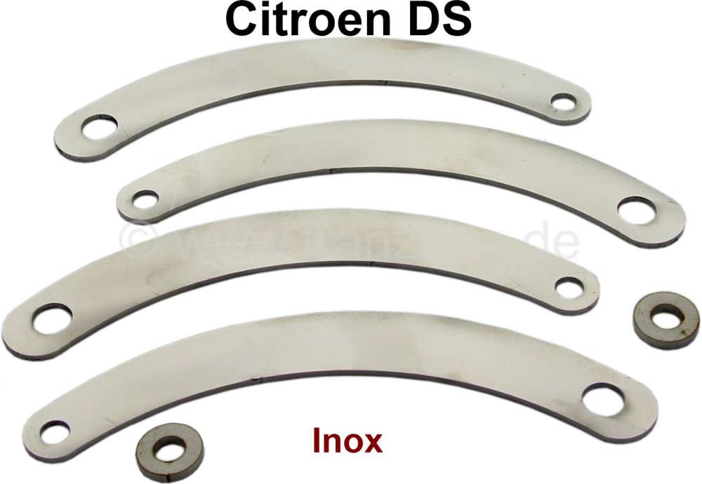 Sonstige-Citroen - Türfangbänder aus Edelstahl. Für die hinteren Türen. Passend für Citroen DS.