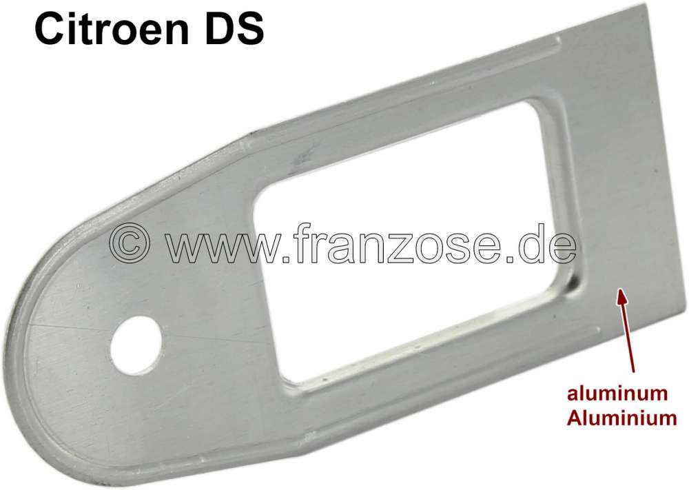Citroen-DS-11CV-HY - Türfangband - Verkleidungrahmen aus Aluminium (an der hinteren Tür). Passend für Citroe