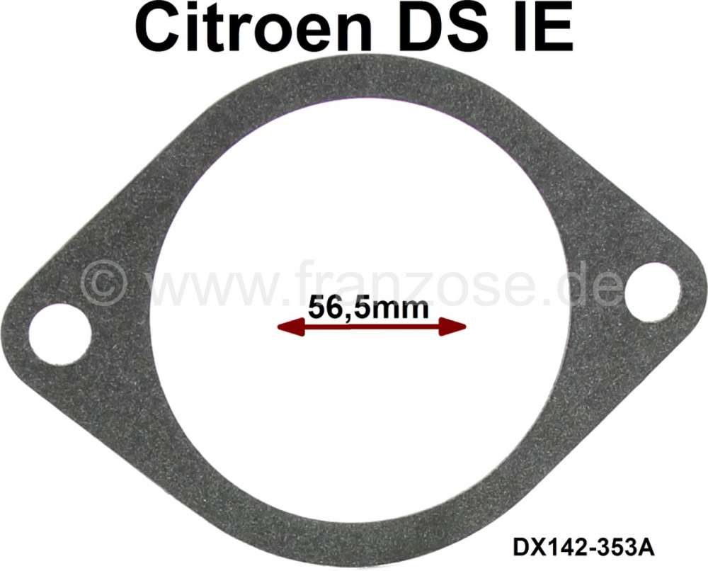Citroen-DS-11CV-HY - Drosselklappe Einlassdichtung. Durchmesser: 56,5mm. Passend für Citroen DS IE. Or. Nr. DX