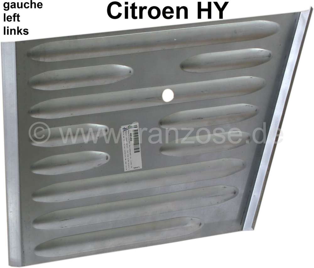 Citroen-DS-11CV-HY - Reparaturblech, für das Seitenblech vorne links (Scheinwerferaufnahme). Passend für Citr