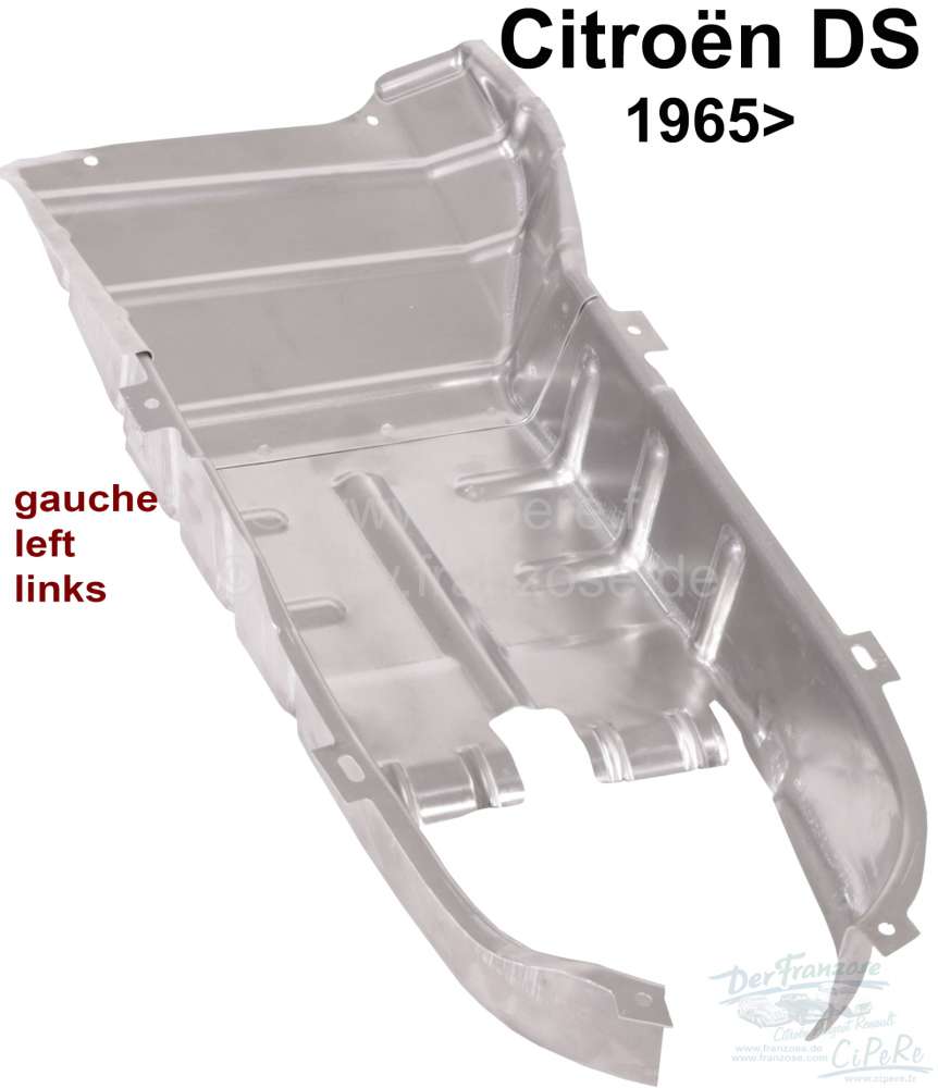 Alle - Kühlluftschacht links, für die Scheibenbremse. Passend für Citroen DS, ab Baujahr 1965.