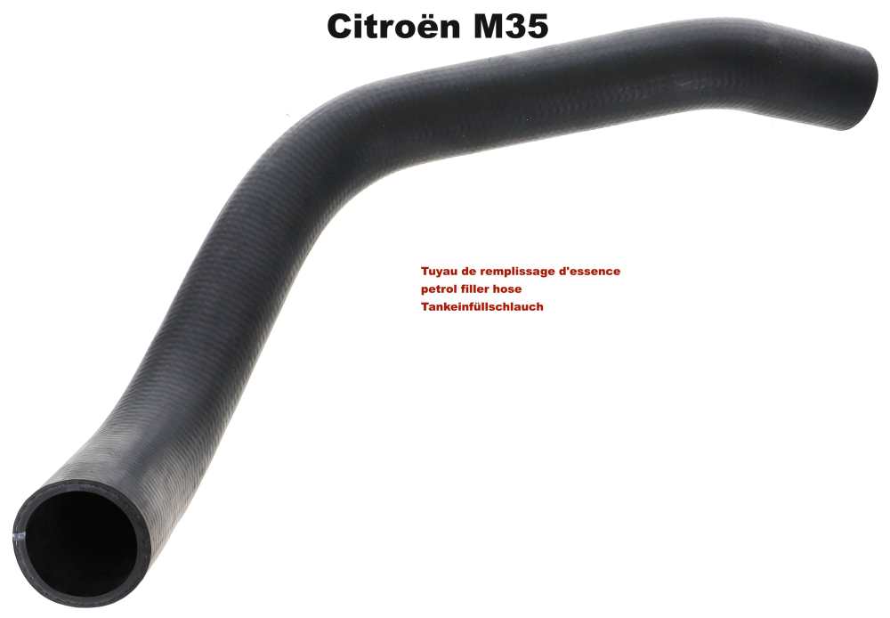 Sonstige-Citroen - Citroen M35 Benzin Einfüllschlauch (Kraftstoffschlauch). Passend nur für Citroen M35 (Wa