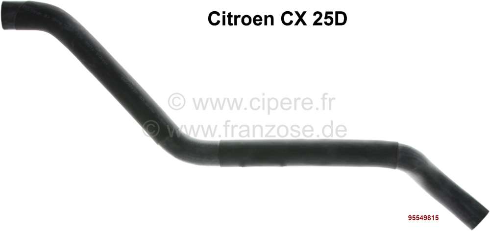 Sonstige-Citroen - CX, Kühlerschlauch von dem Zylinderkopf abgehend. Passend für Citroen Diesel 25D (nicht 