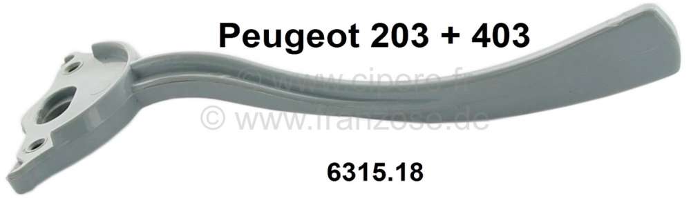 Peugeot - P 203/403, Blinkerhebel in grau. Passend für Peugeot 203 + 403 bis Baujahr 1958. Or. Nr. 