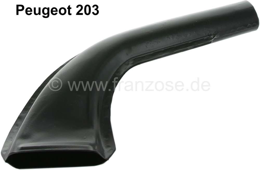 Peugeot - P 203, Schalldämpfer Endstück. Passend für Peugeot 203 Limousine (alle Baujahre). Gerad
