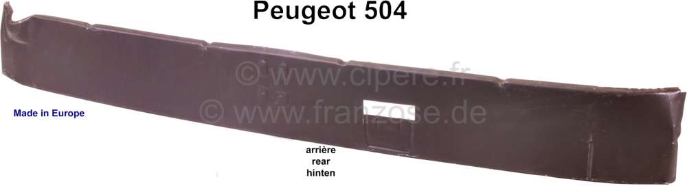Peugeot - P 504, Heckschürze innen. Made in Europe.