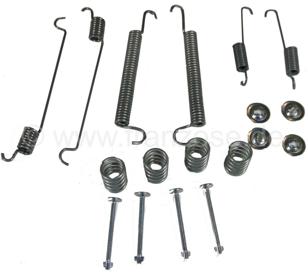 Peugeot - Simca, Bremsbacken Montageset. Passend für Simca - Talbot 1100, 150, 1307, 1308, 1309, 15