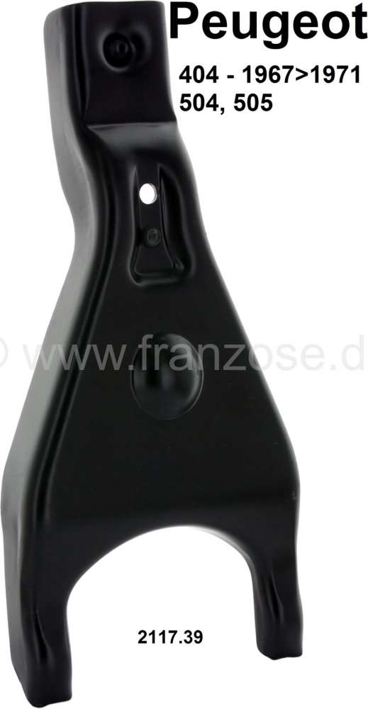 Peugeot - P 404/504/505, Kupplung Ausrückgabel, für hydraulische Kupplung (Getriebe BA7). Passend 
