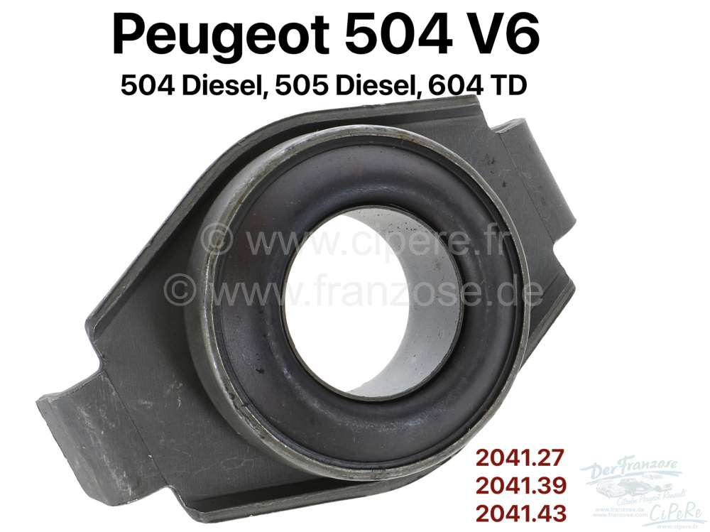 Peugeot - P 504/505, Ausrücklager. Passend für Peugeot 504 V6 (Cabriolet + Coupe). Peugeot 504 Die