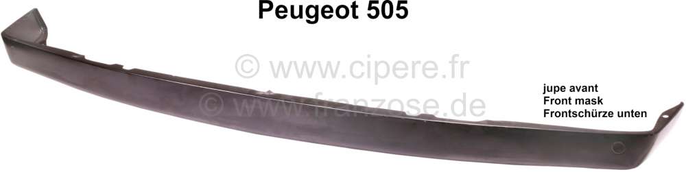 Peugeot - P 505, Frontschürze unten Peugeot 505.  Or.Nr. 780285 + 780255