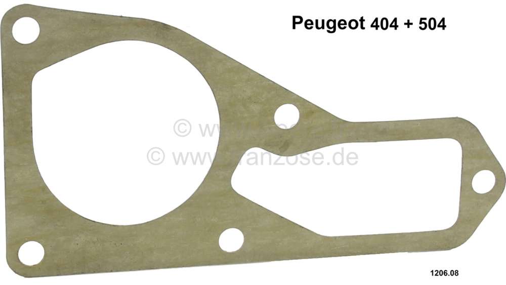 Peugeot - P 404/504, Wasserpumpendichtung. Passend für Peugeot 404 + 504. Or. Nr. 1206.08. Made in 