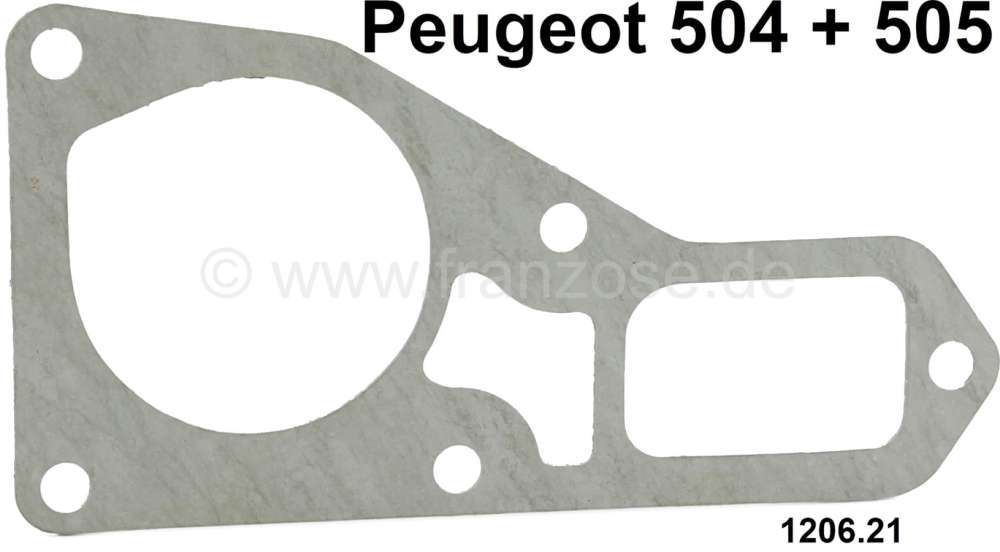 Peugeot - P 504/505, Wasserpumpendichtung. Passend für Peugeot 504, Peugeot 505. Für 1,8 + 2,0 Mot