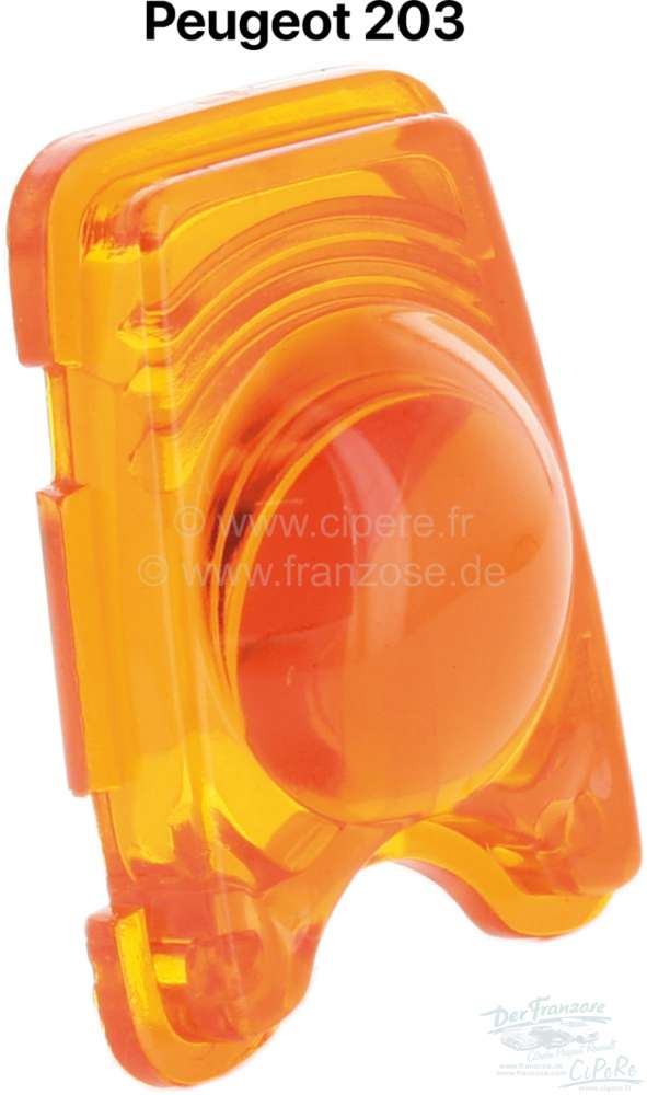Peugeot - P 203, Rücklichtkappe orange
