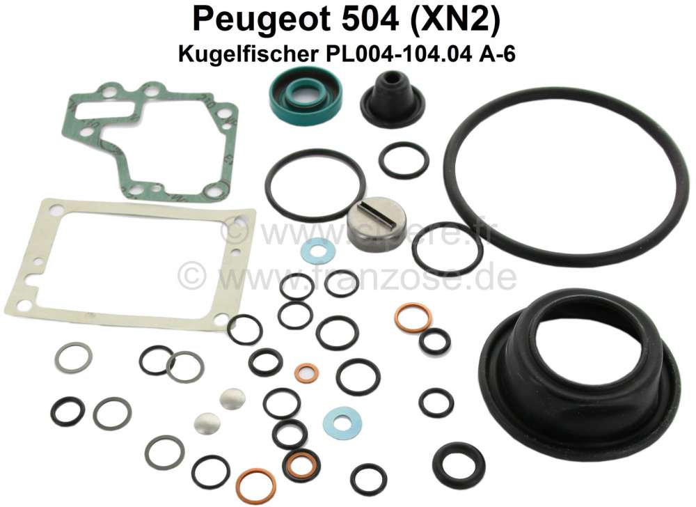 Peugeot - Kugelfischer Reparatursatz (Original Bosch), für Pumpe PL004-104.04 A-6. Passend für Peu