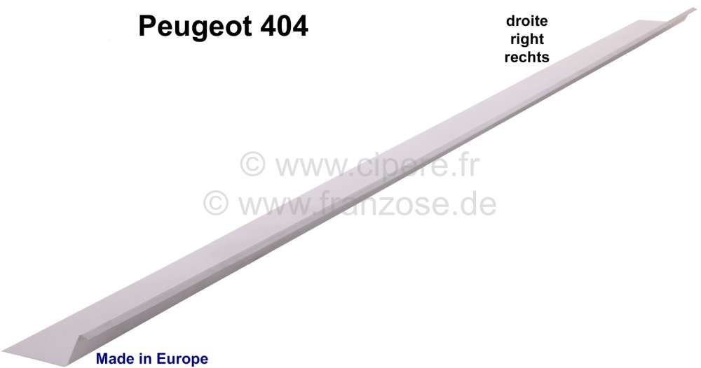 Peugeot - P 404, Unterschweller rechts. Made in Europe.