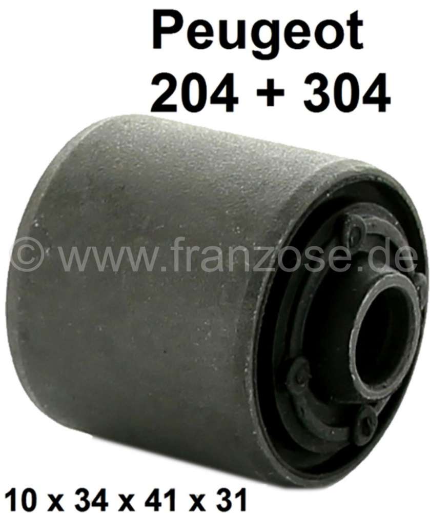 Peugeot - P 204/304, Silentbuchse Dreieckslenker am Fahrschemel, Peugeot 204 + 304.  Maße : Innen 1