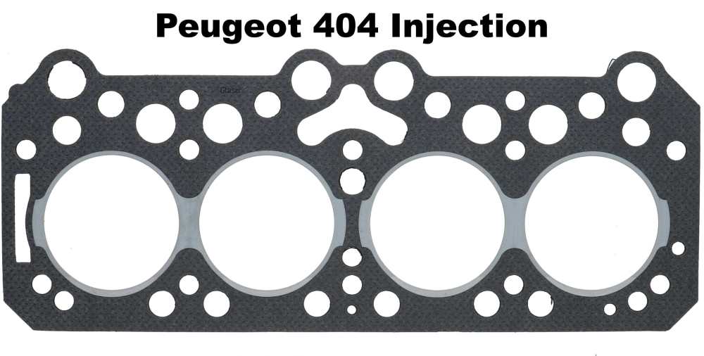 Peugeot - P 404, Zylinderkopfdichtung. Passend für Peugeot 404 Injection. Or. Nr. 0203.24. Durchmes