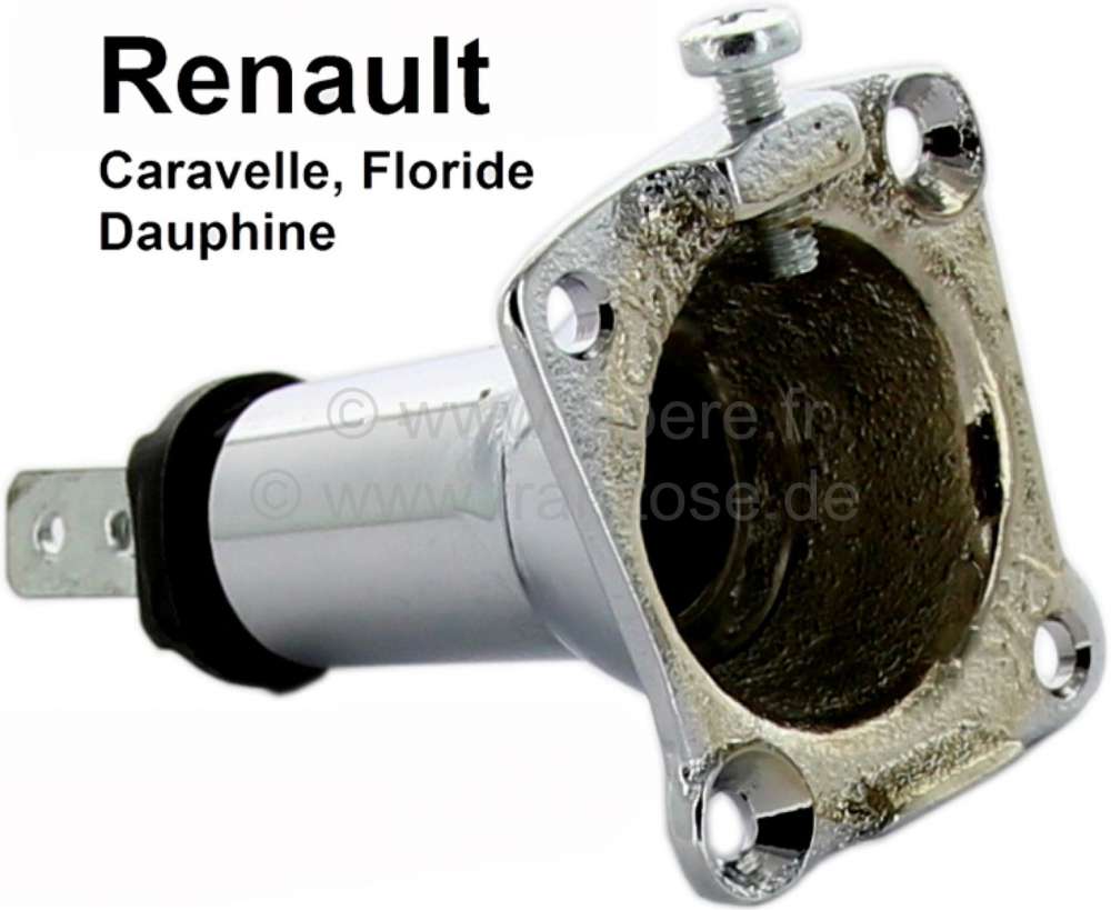 Renault - Floride/Caravelle/Dauphine, Fassung (aus Metall) für die Parkleuchte - Positionsleuchte. 